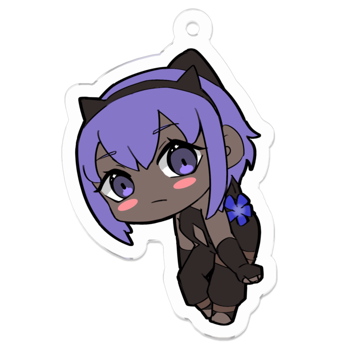 アクリルキーホルダー - 50 x 50 (mm)