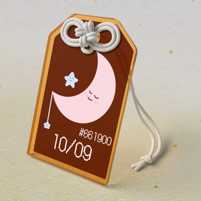 アクリルお守り - 50 × 80mm