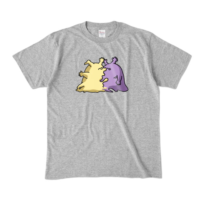 カラーTシャツ - M - 杢グレー (濃色)