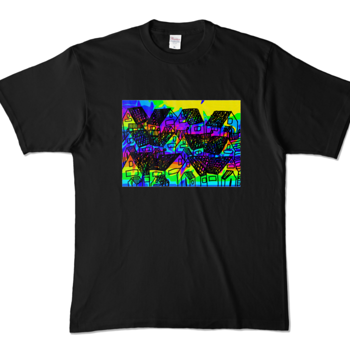 カラーTシャツ - XL - ブラック (濃色)