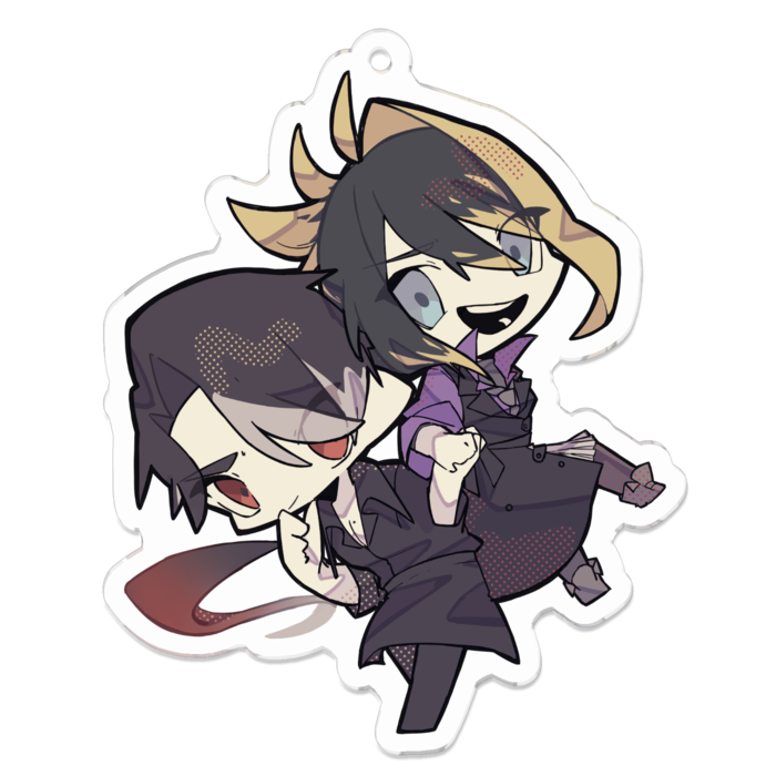 アクリルキーホルダー - 70 x 70 (mm)