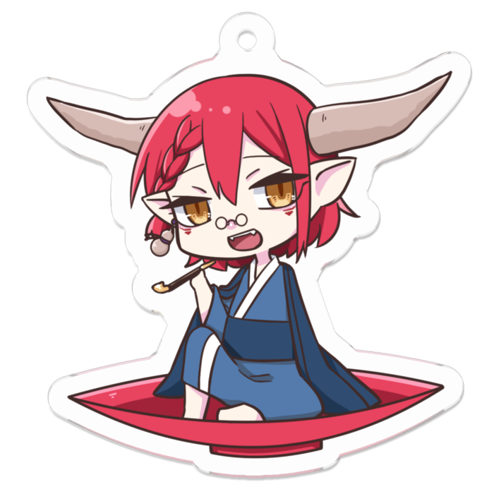 アクリルキーホルダー - 50 x 50 (mm)