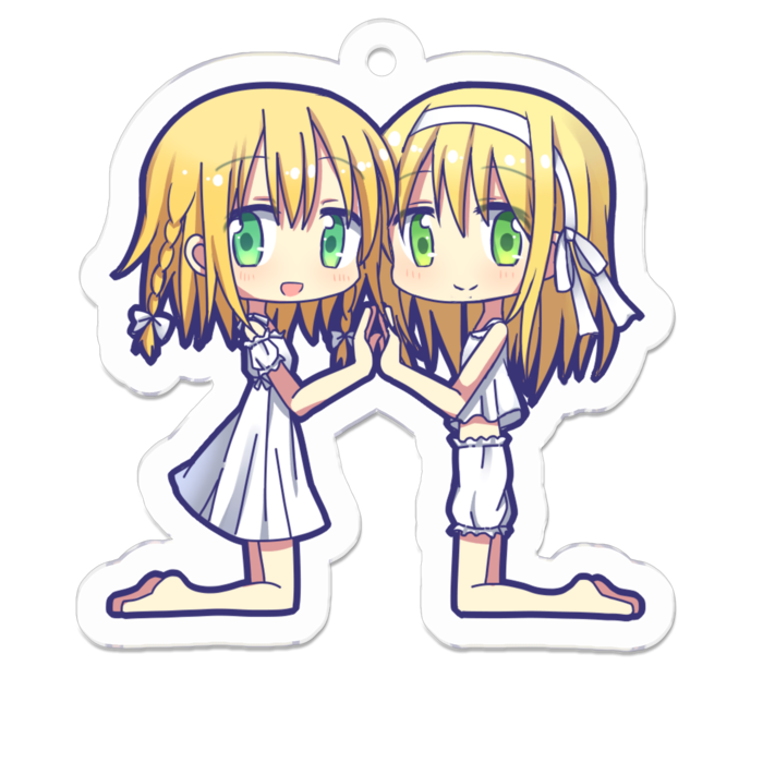 アクリルキーホルダー - 50 x 50 (mm)