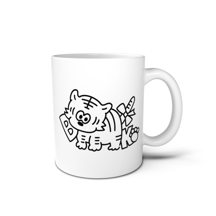 マグカップ - 直径 8 cm / 高さ 9.5 cm