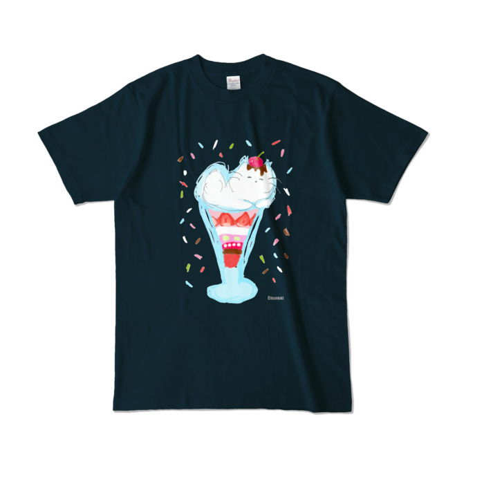 カラーTシャツ - L - ネイビー (濃色)