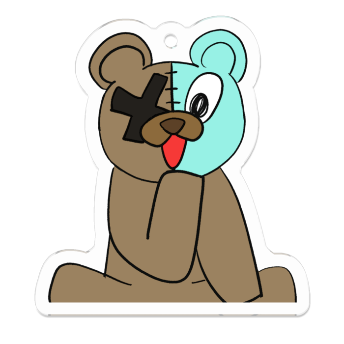 アクリルキーホルダー - 50 x 50 (mm)