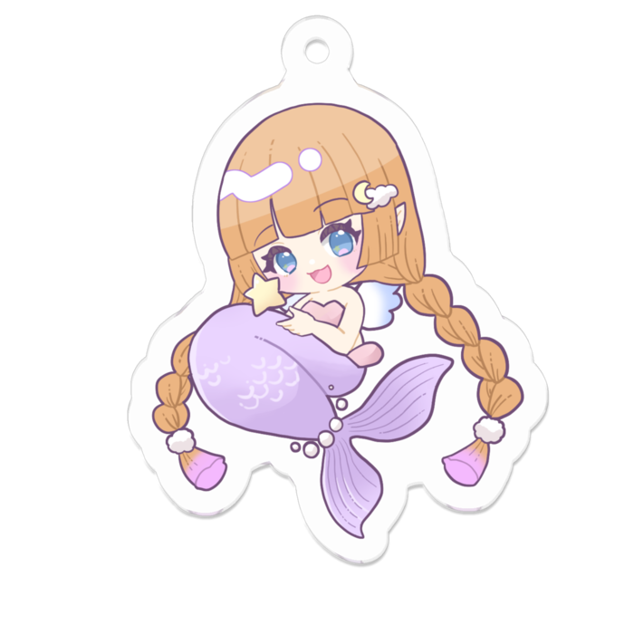 アクリルキーホルダー - 50 x 50 (mm)