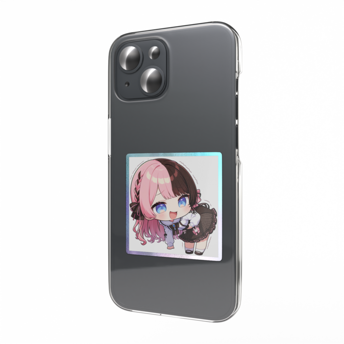 オーロラスマホステッカー - 縦