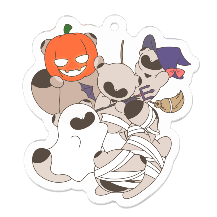 アクリルキーホルダー - 50 x 50 (mm)