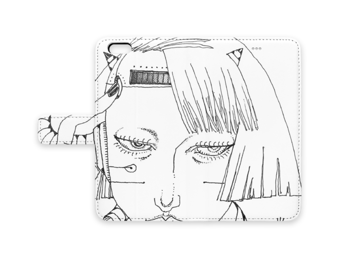 手帳型iPhoneケース - iPhone6 Plus - ストラップ穴 なし