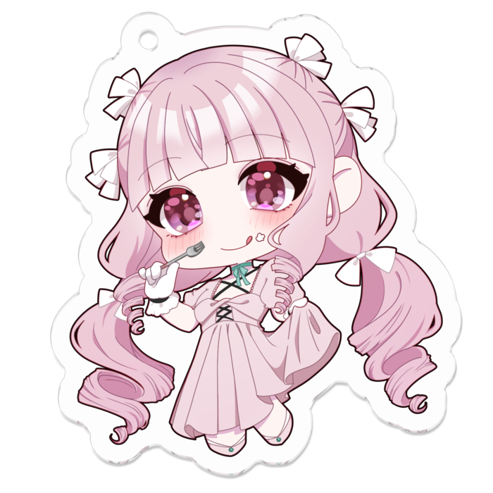 アクリルキーホルダー - 50 x 50 (mm)