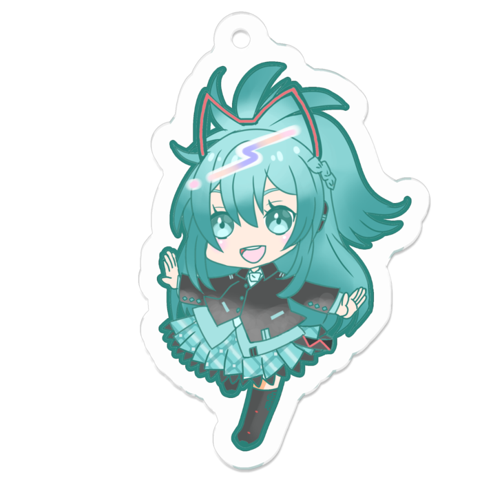 アクリルキーホルダー - 50 x 50 (mm)