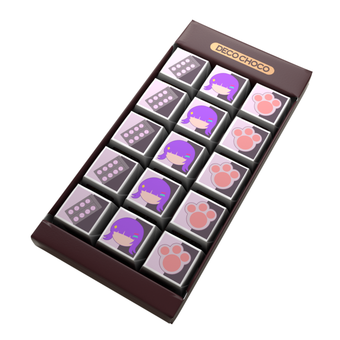 DECOチョコ - 列ごとにデザイン