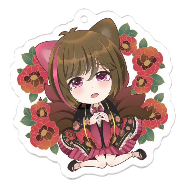 華都ともりの でふぉるめアクリルキーホルダー 50 50 Mm 華灯の幻想堂 Booth