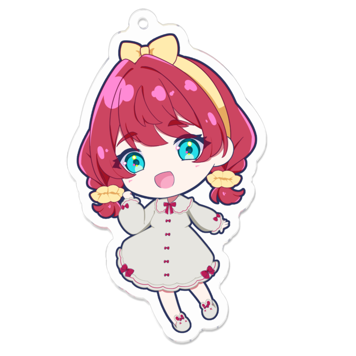 アクリルキーホルダー - 70 x 70 (mm)　Aロッティ