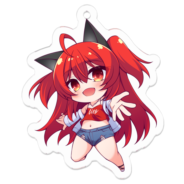 アクリルキーホルダー（コーティング） - 50 x 50 (mm)