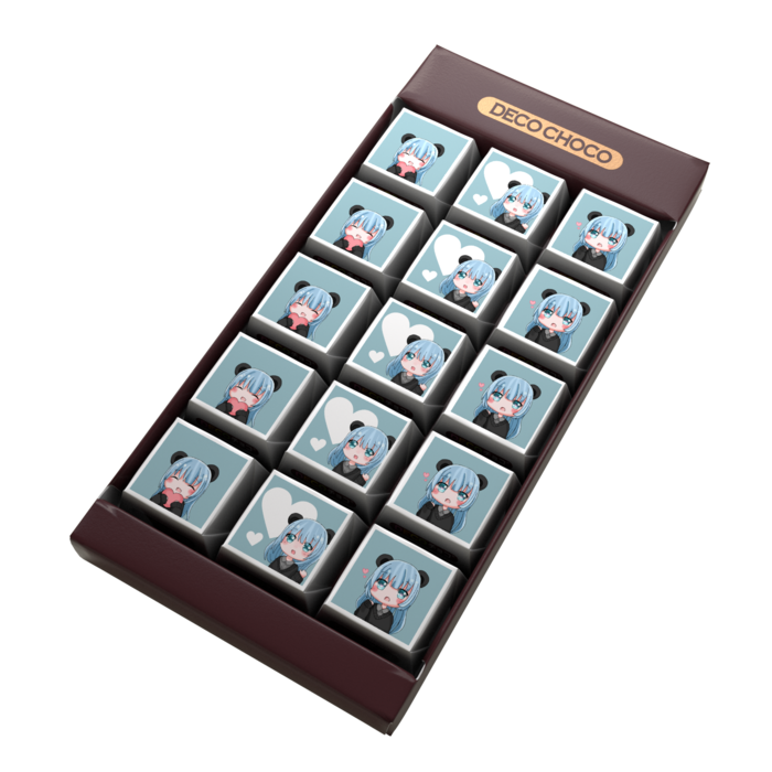 DECOチョコ - 列ごとにデザイン