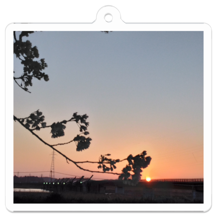 アクリルキーホルダー - 50 x 50 (mm)