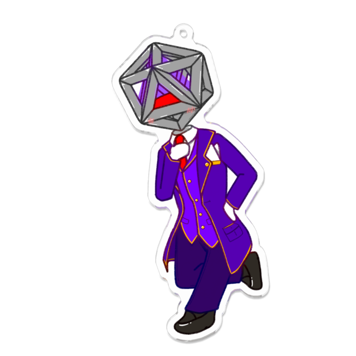 アクリルキーホルダー - 100 x 100 (mm)