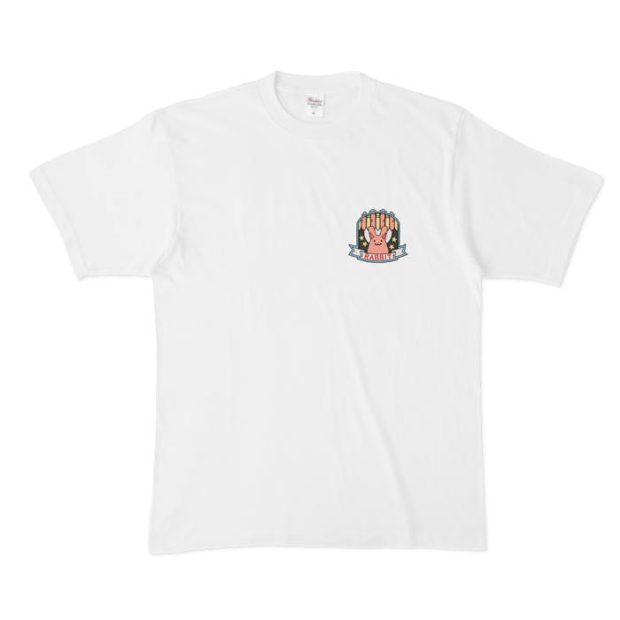 Tシャツ - XL - 白(カラーロゴ)