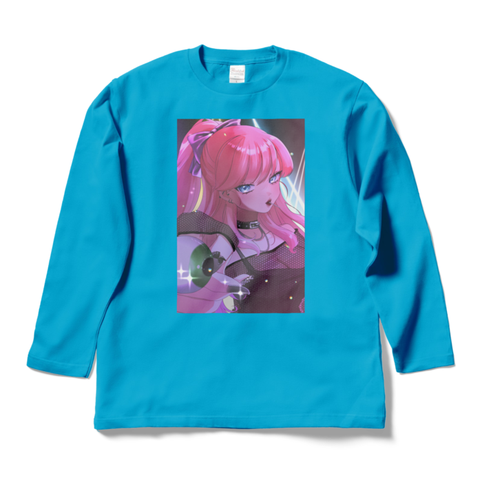 ロングスリーブTシャツ - L - ターコイズ