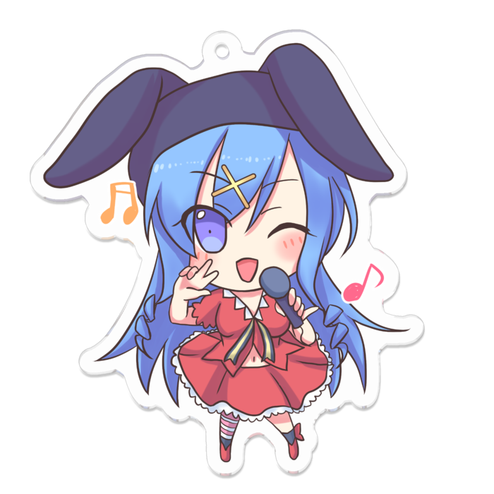 アクリルキーホルダー - 70 x 70 (mm)