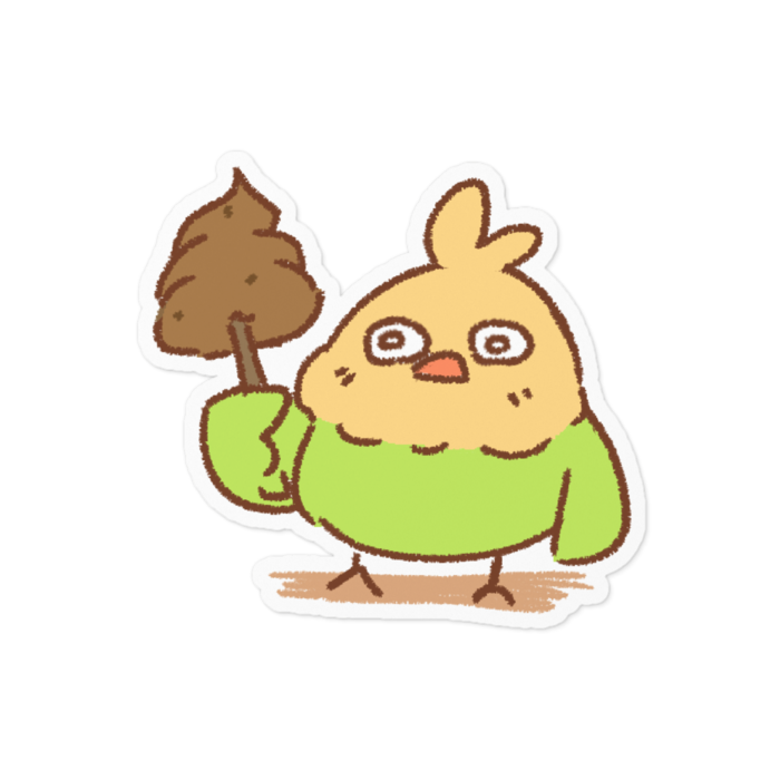 ステッカー - 100 x 100 (mm)