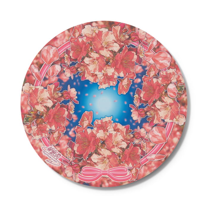 桜の季節Photo コースター円形