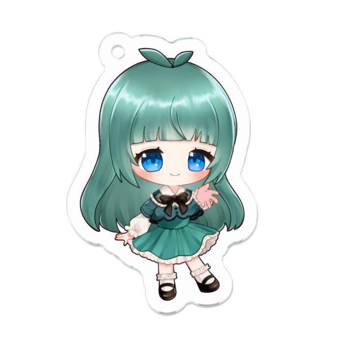 アクリルキーホルダー - 50 x 50 (mm)（せな）