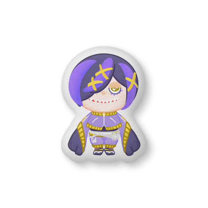 パペット風駄ゞ田メダふかふかクッション - 中(H56×W36cm) - 片面