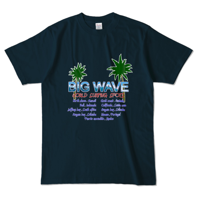 カラーTシャツ - L - ネイビー (濃色)