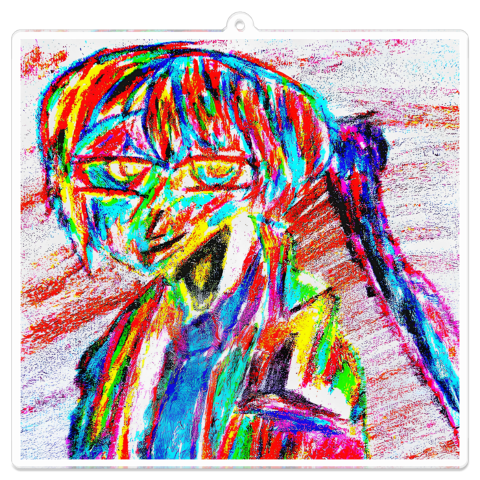アクリルキーホルダー（コーティング） - 100 x 100 (mm)