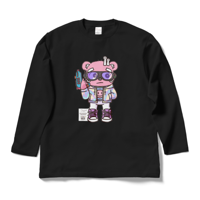 ロングスリーブTシャツ - L - ブラック