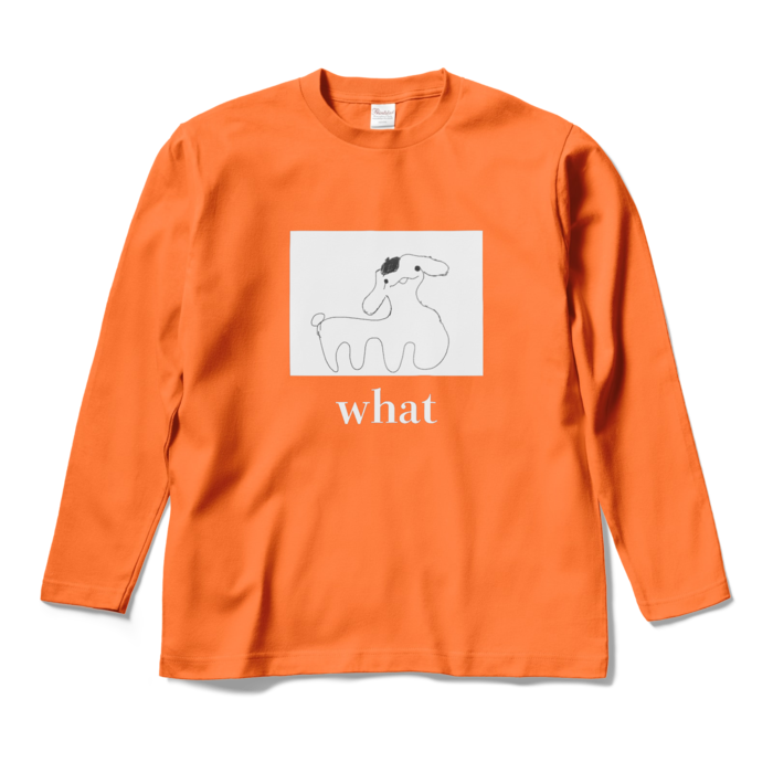 ロングスリーブTシャツ - M - オレンジ