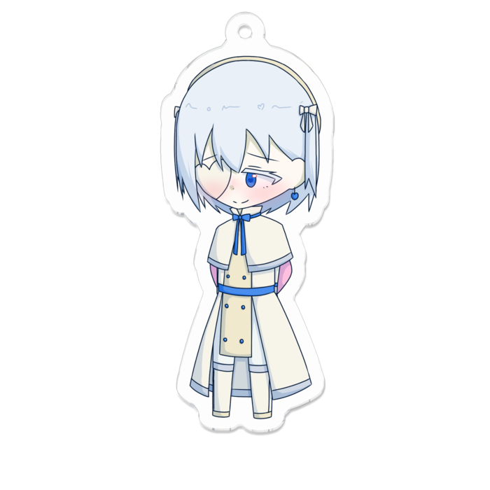 アクリルキーホルダー（コーティング） - 70 x 70 (mm)