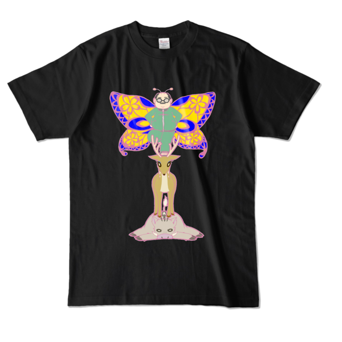 カラーTシャツ - L - ブラック (濃色)