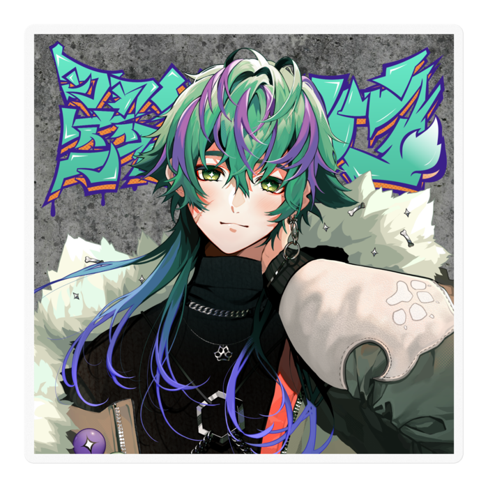 ステッカー - 100 x 100 (mm)