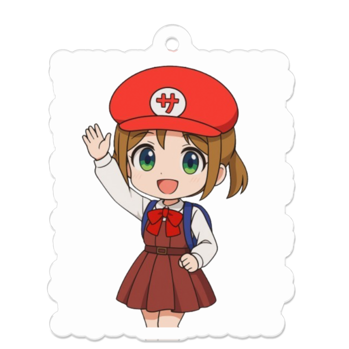 アクリルキーホルダー - 50 x 50 (mm)