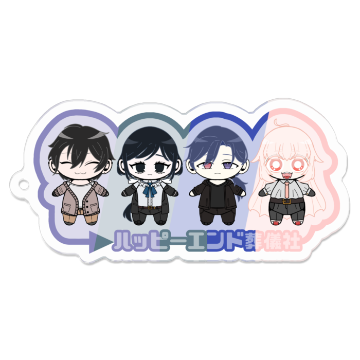 アクリルキーホルダー - 70 x 70 (mm)