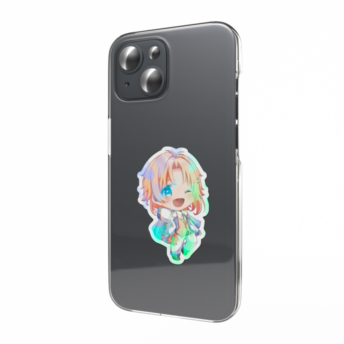 ホログラムスマホステッカー - 縦