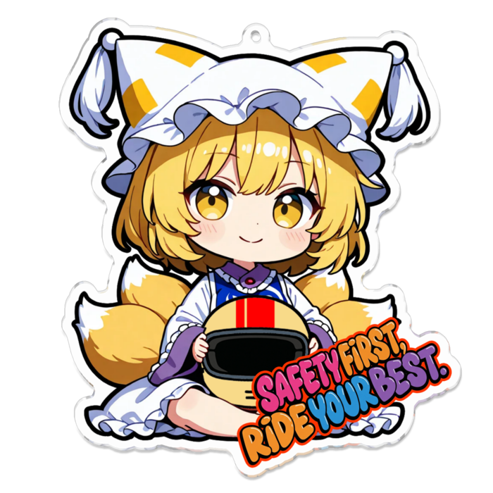 アクリルキーホルダー - 100 x 100 (mm)