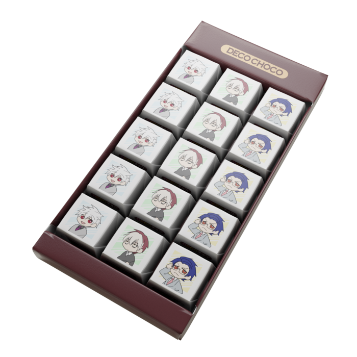 DECOチョコ - 緋燿 シュエ・火舘 扇・滸 黎人