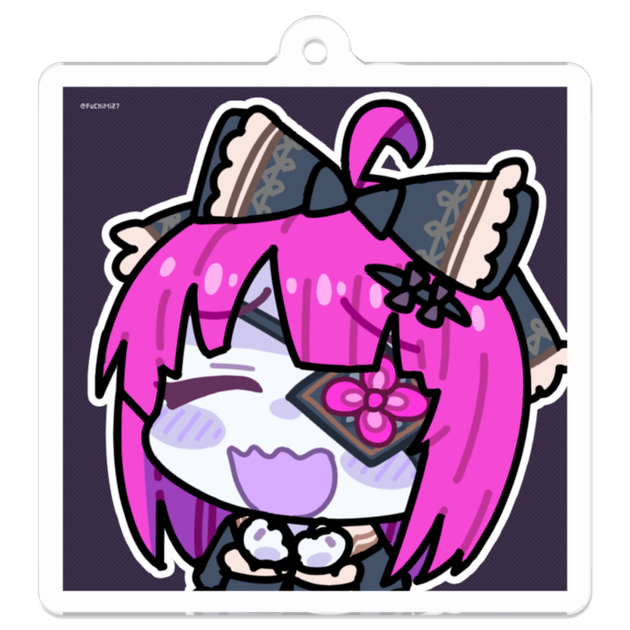 アクリルキーホルダー - 50 x 50 (mm)