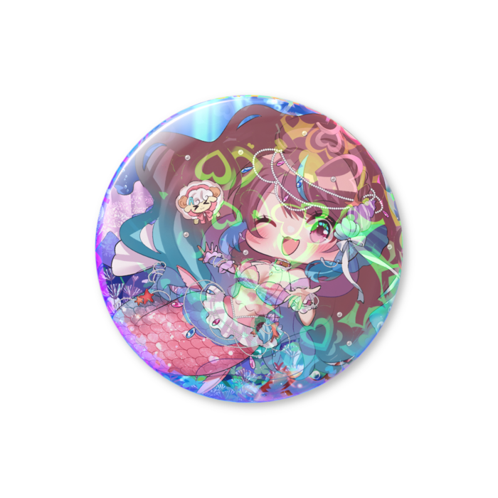 ホログラム缶バッジ - 56mm