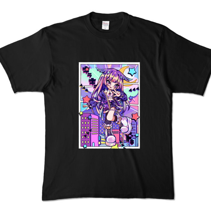 カラーTシャツ - XL - ブラック (濃色)