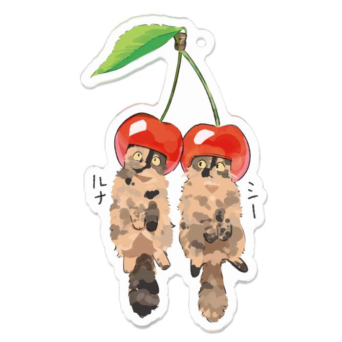 アクリルキーホルダー - 70 x 70 (mm)