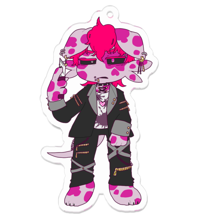 アクリルキーホルダー - 70 x 70 (mm)