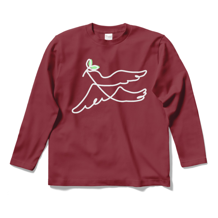 ロングスリーブTシャツ - S - バーガンディ
