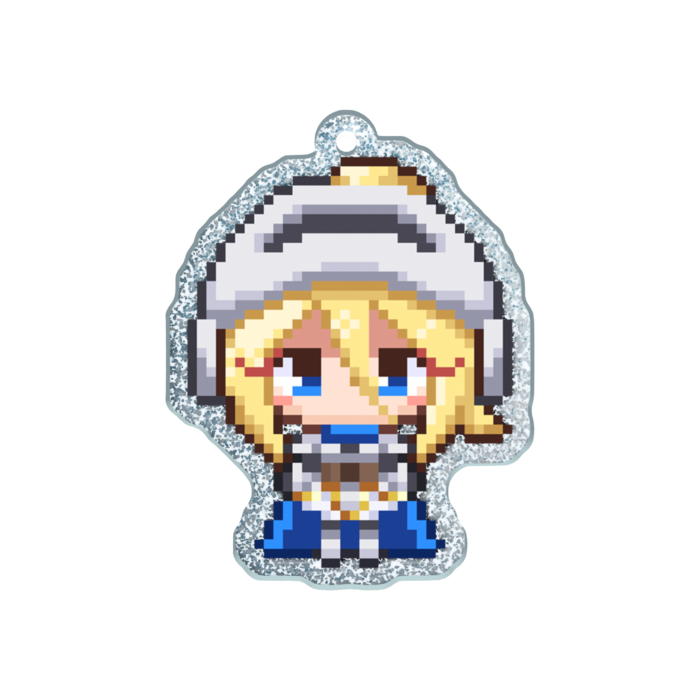 ラメアクリルキーホルダー - 50 × 50mm