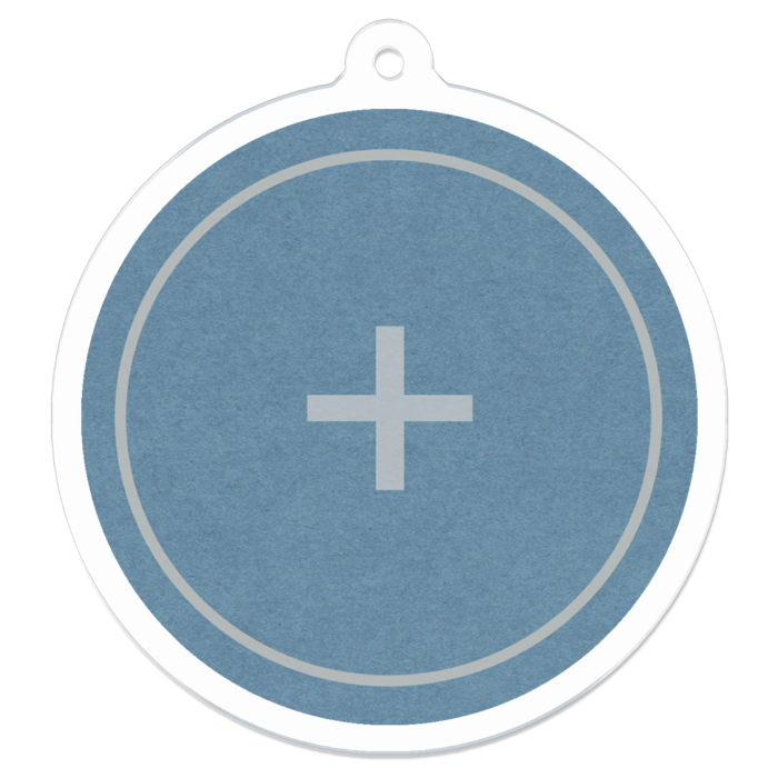 アクリルキーホルダー - 50 x 50 (mm)